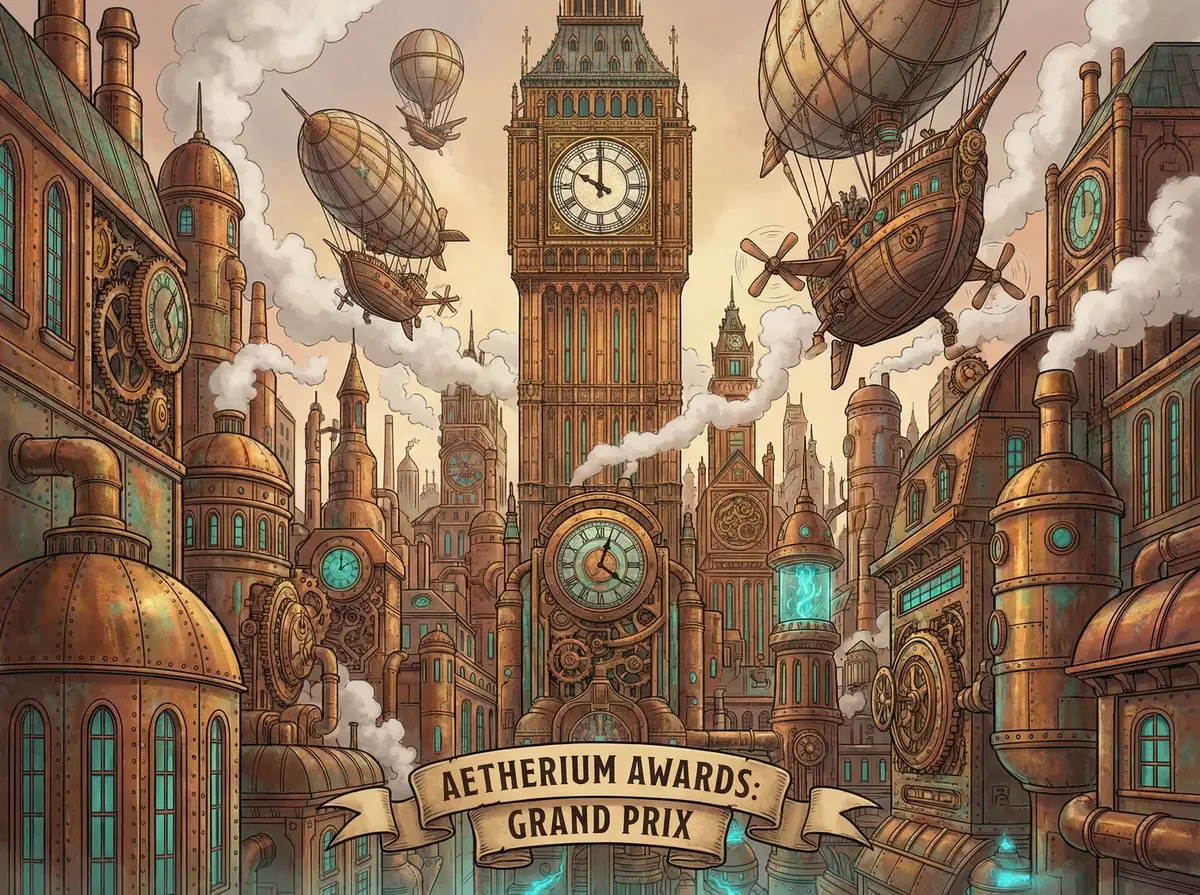 每日大赛mrds 参赛作品 - 蒸汽纪元插画作品